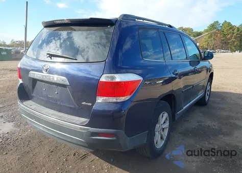 2012 Toyota Highlander Se V6 из США, поврежденный, VIN 5TDBK3EH9CS153111